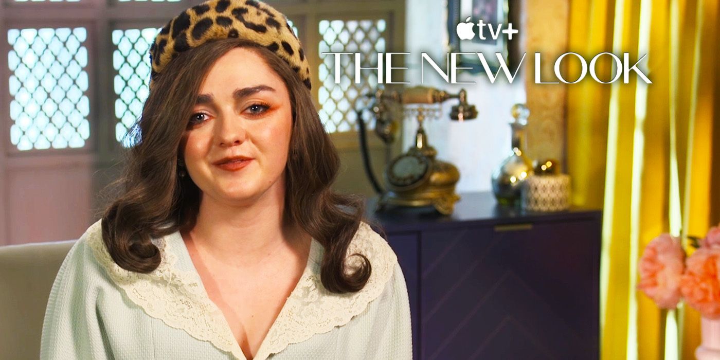 Edited image of Maisie Williams in The New Look interview
