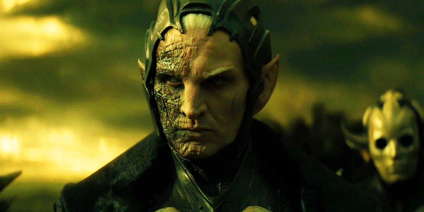 Malekith with a burnt face in Thor The Dark World