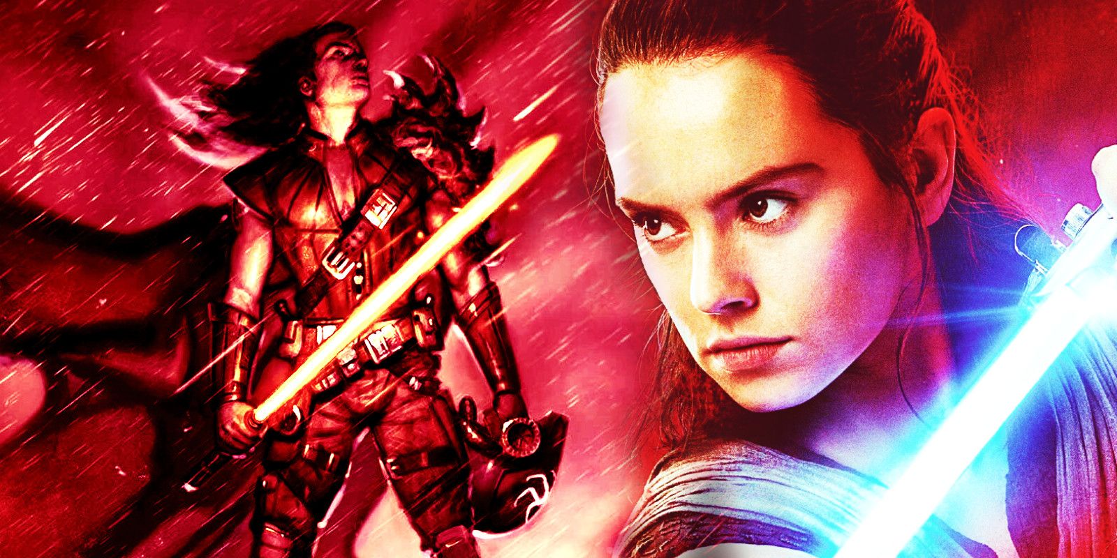 Marchion Ro and Rey Skywalker