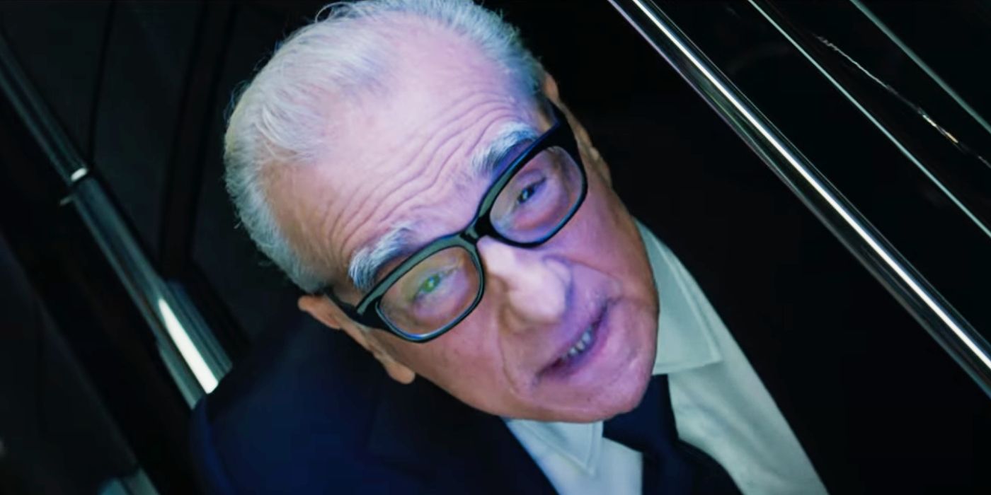 Martin Scorsese looking out his car window in Squarespace's Hello Down There ad