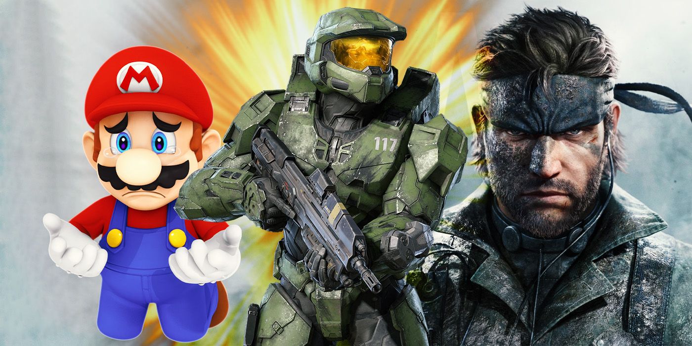 Master Chief from Halo, Mario from Super Mario and Solid Snake from Metal Gear Solid Snake Eater