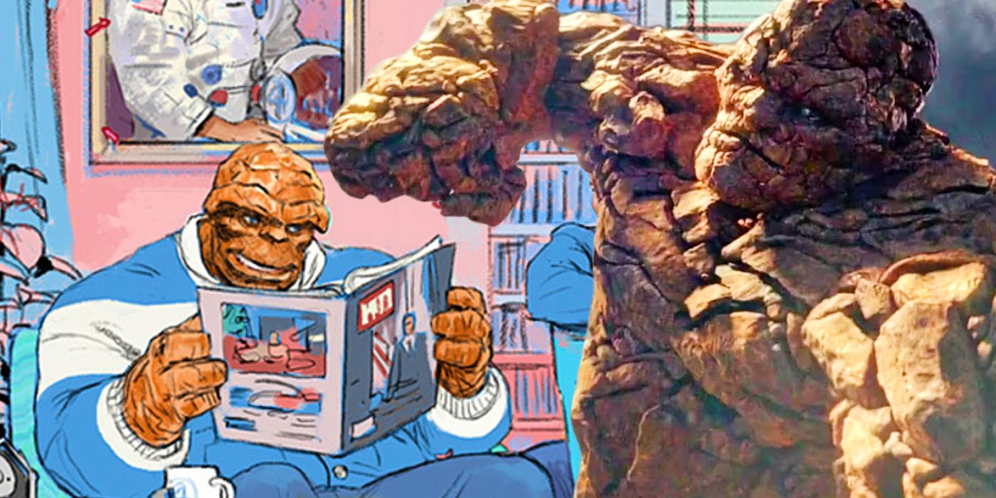 MCU's Thing in Fantastic Four (2025) and Jamie Bell's Thing From Fantastic Four (2015) Comparison