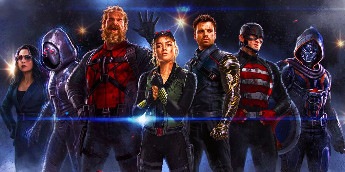 MCU Thunderbolts line-up reveal in promotional art