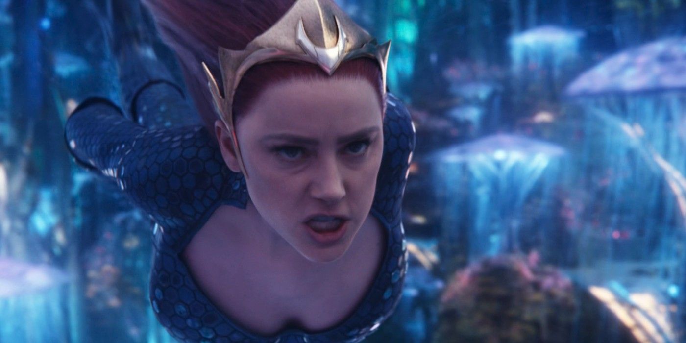Mera swims quickly through the water in Aquaman and the Lost Kingdom