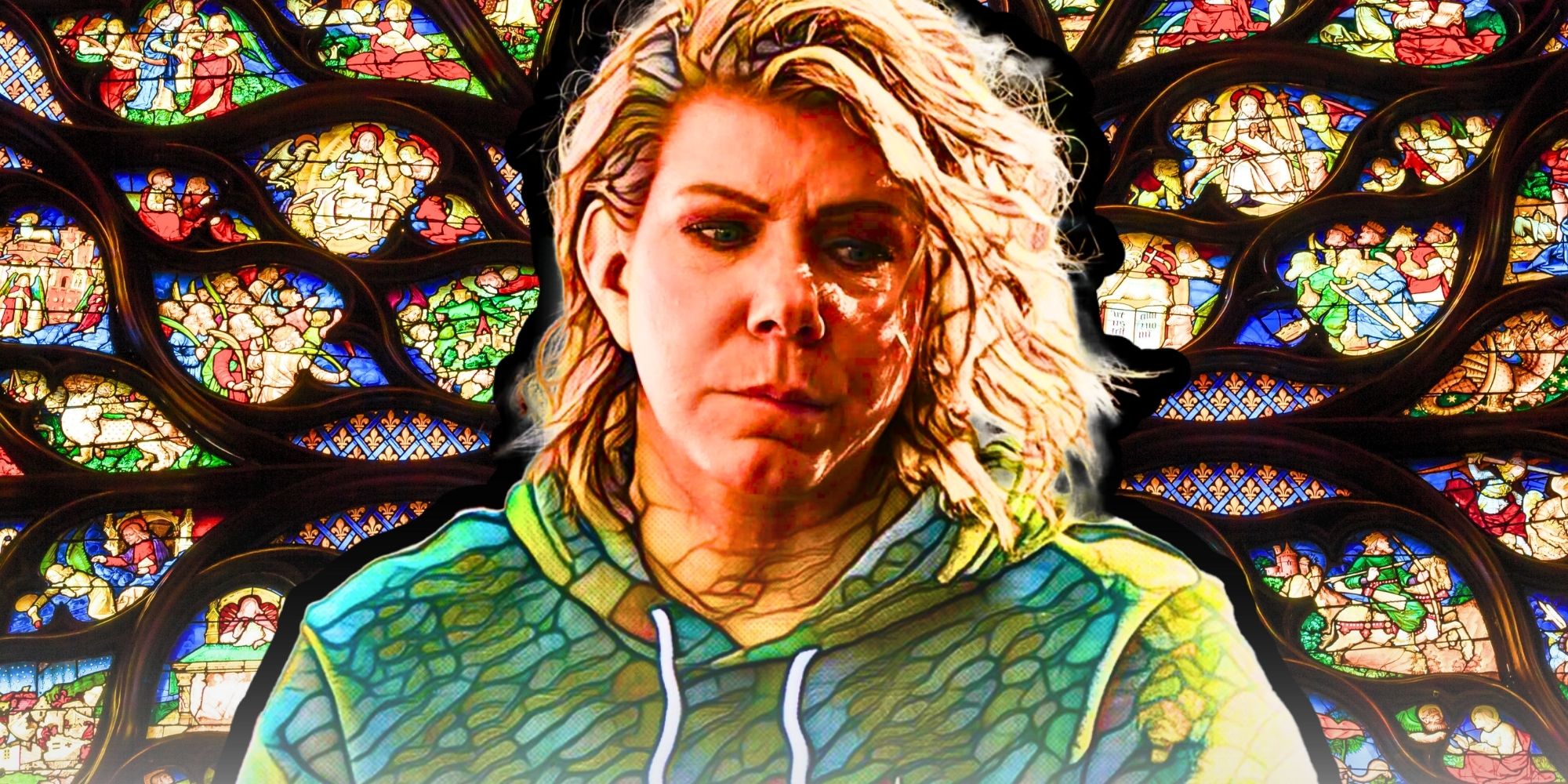 meri brown sister wives martyr stained glass effect