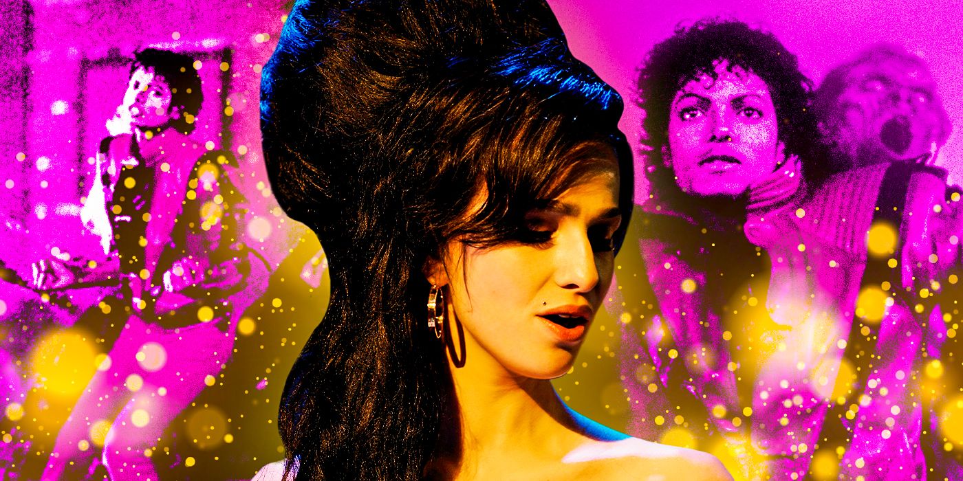 (Michael-Jackson-in-Videoclip-Thriller)-&-Back-to-Black-(2024)-Marisa-Abela-Amy-Winehouse