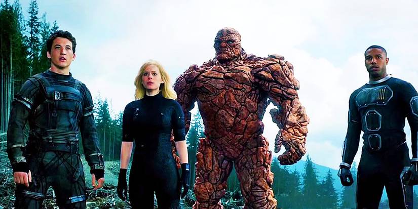 Miles Teller, Kate Mara, Jamie Bell and Michael B. Jordan as the Fantastic Four in 2015