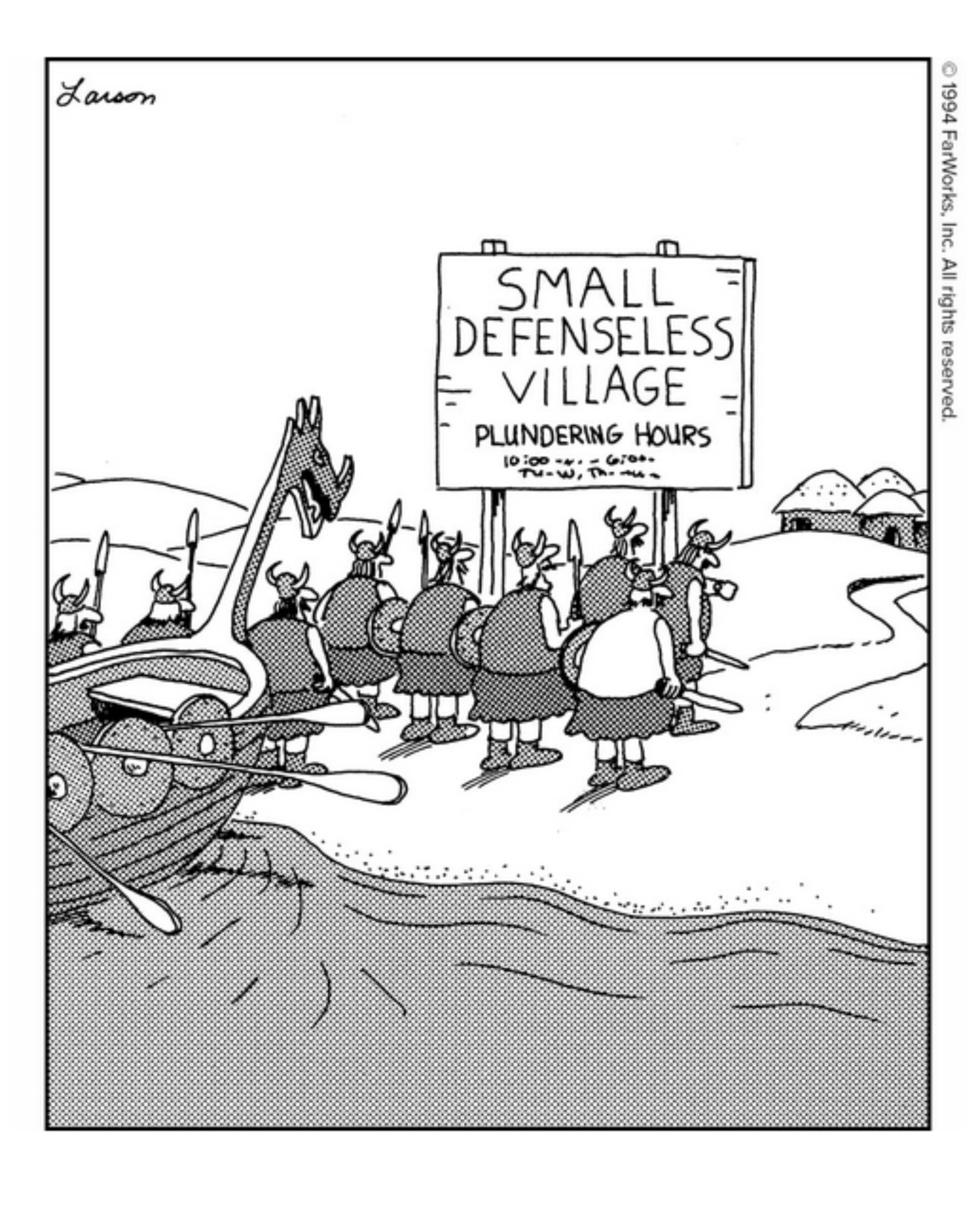 10 Funniest Far Side Comics That Prove It's Obsessed with Vikings