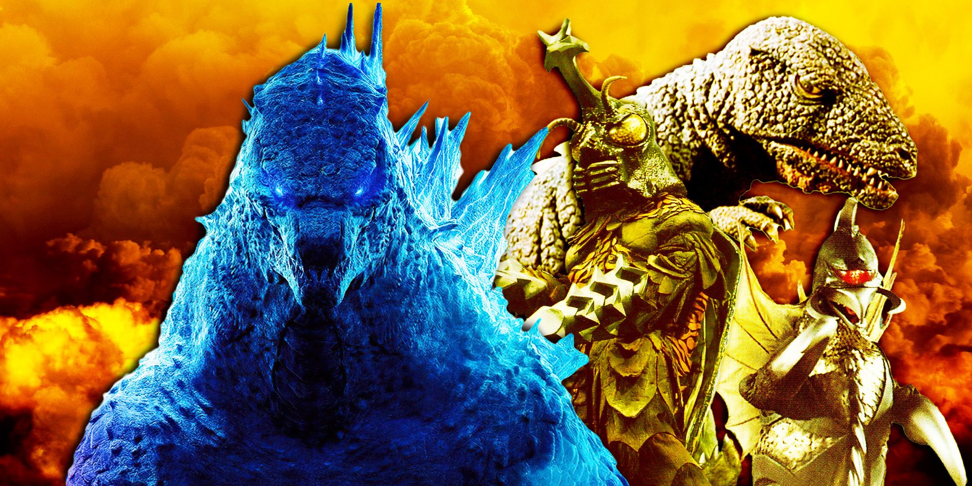 Monsterverse Godzilla with Gigan, Gorosaurus, Megalon