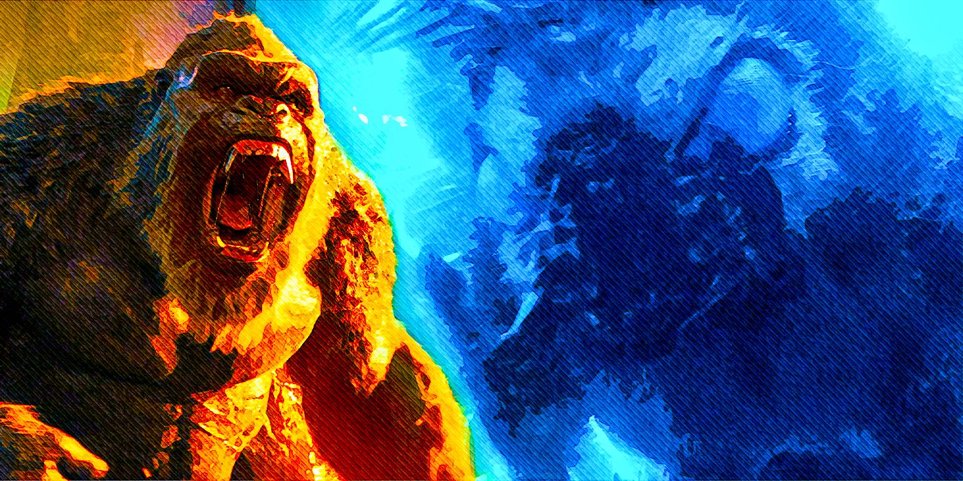 Kong and Mothra in the Monsterverse