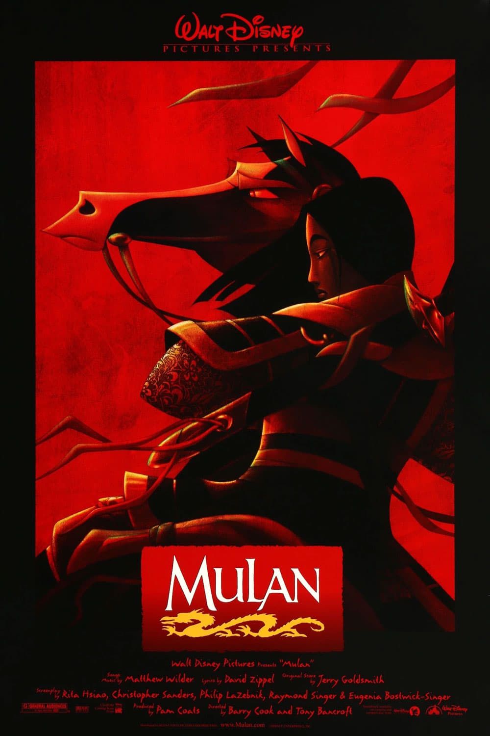 Mulan 1998 Movie Poster