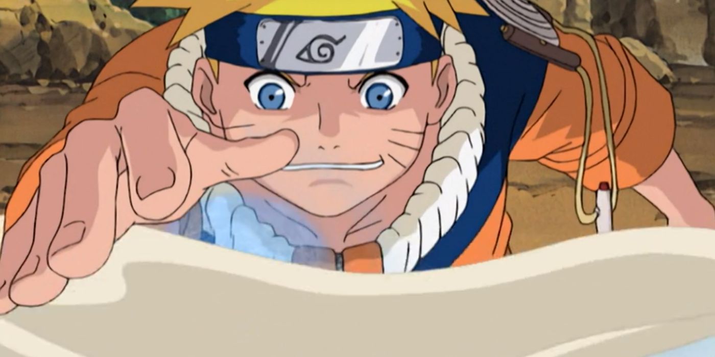 Naruto makes ramen in a pre-time skip filler episode.