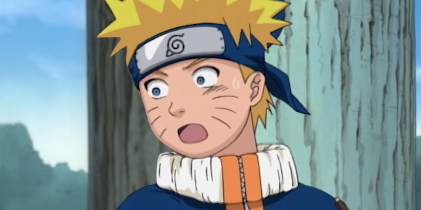 Naruto Tied to a Tree in Naruto
