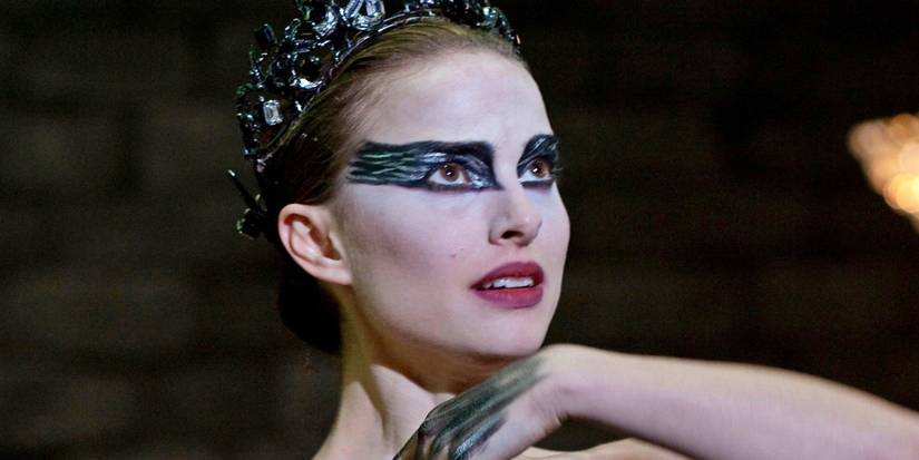 Natalie Portman's Nina as the Black Swan in Black Swan