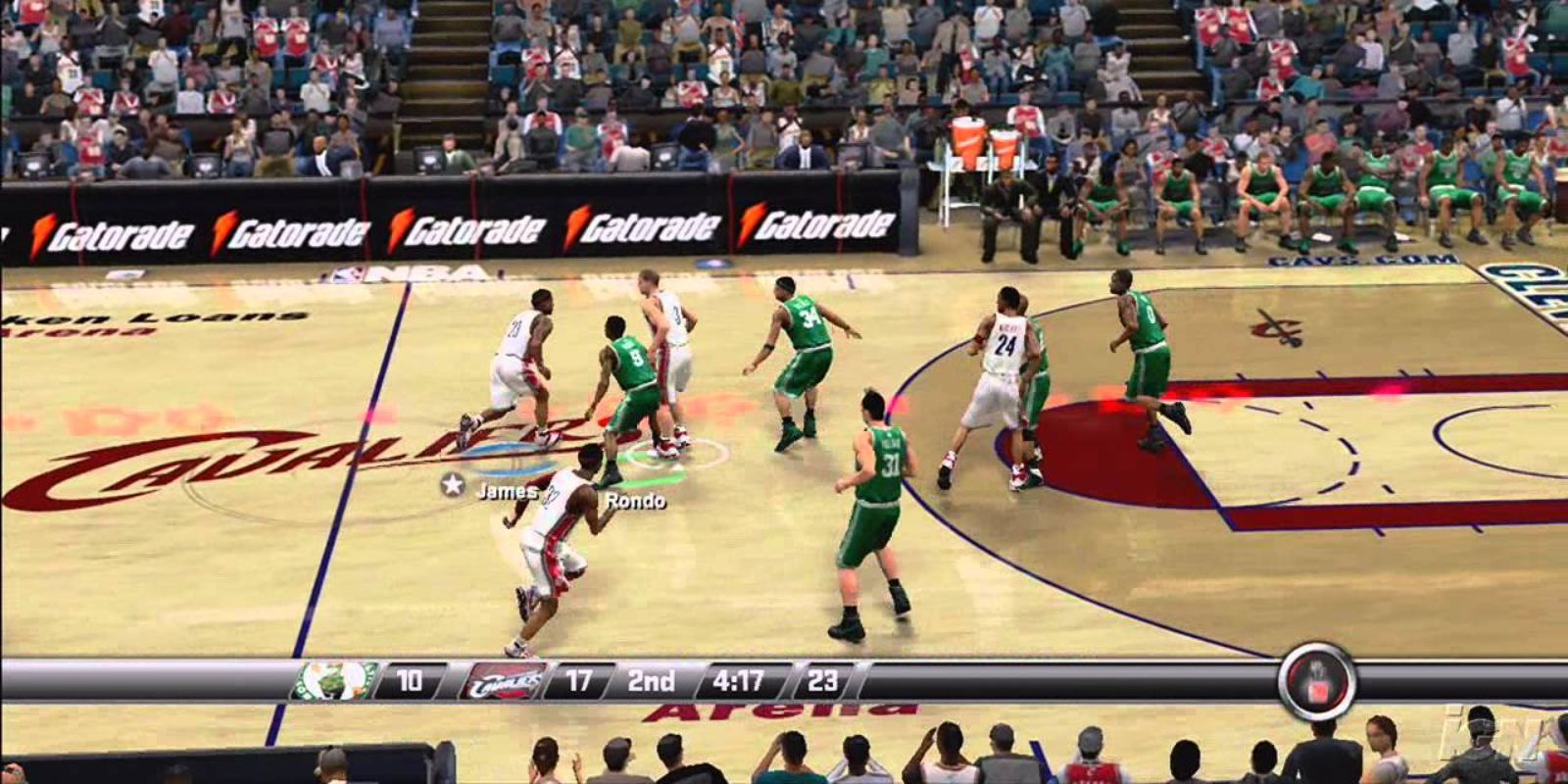 NBA 2K8 gameplay screenshot