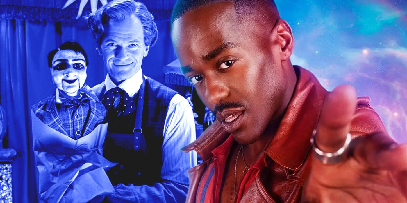 Neil Patrick Harris as the Toymaker and Ncuti Gatwa as the Fifteenth Doctor in Doctor Who