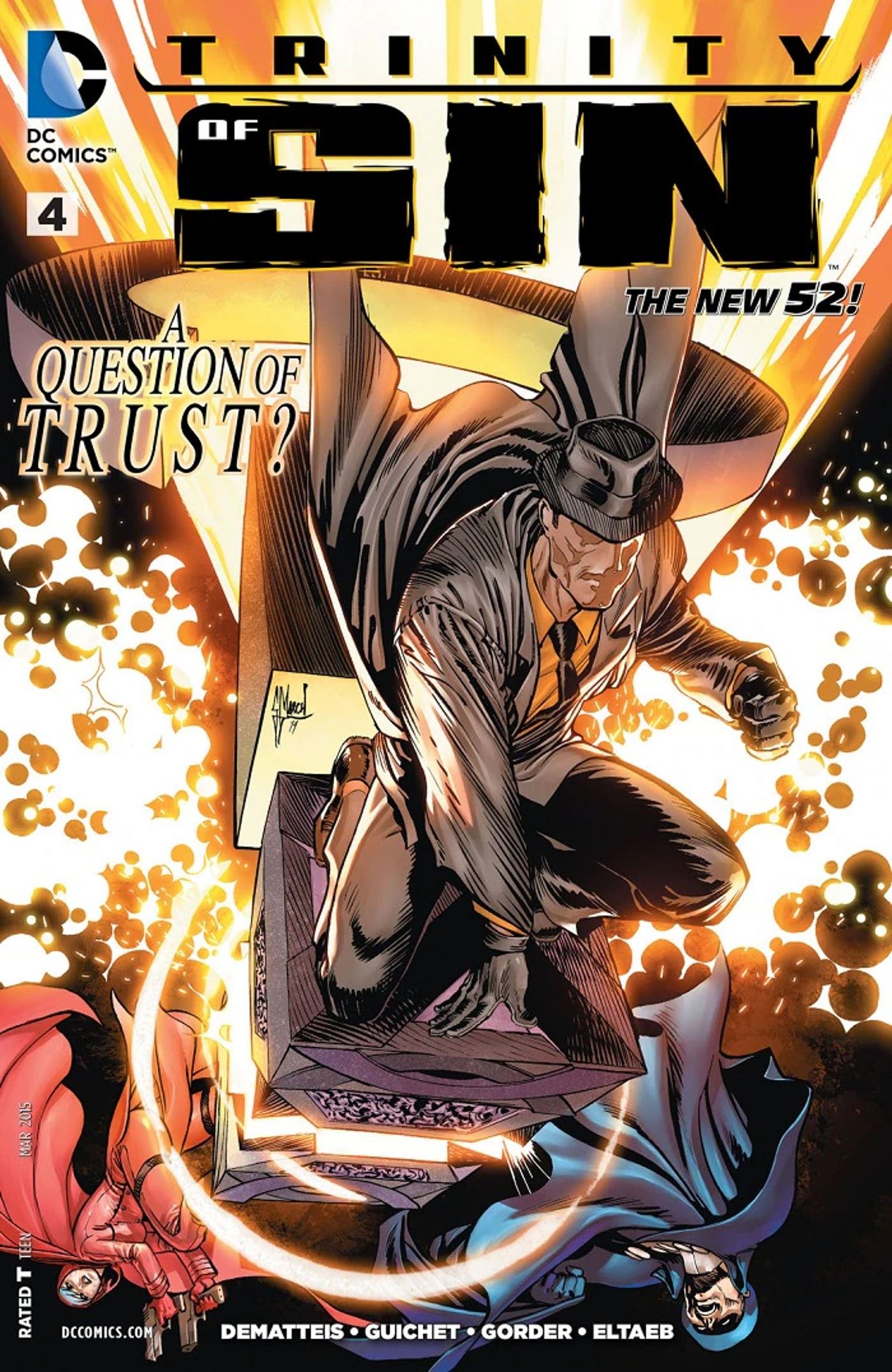 Image of the New 52 Question, along with Pandora and the Phantom Stranger