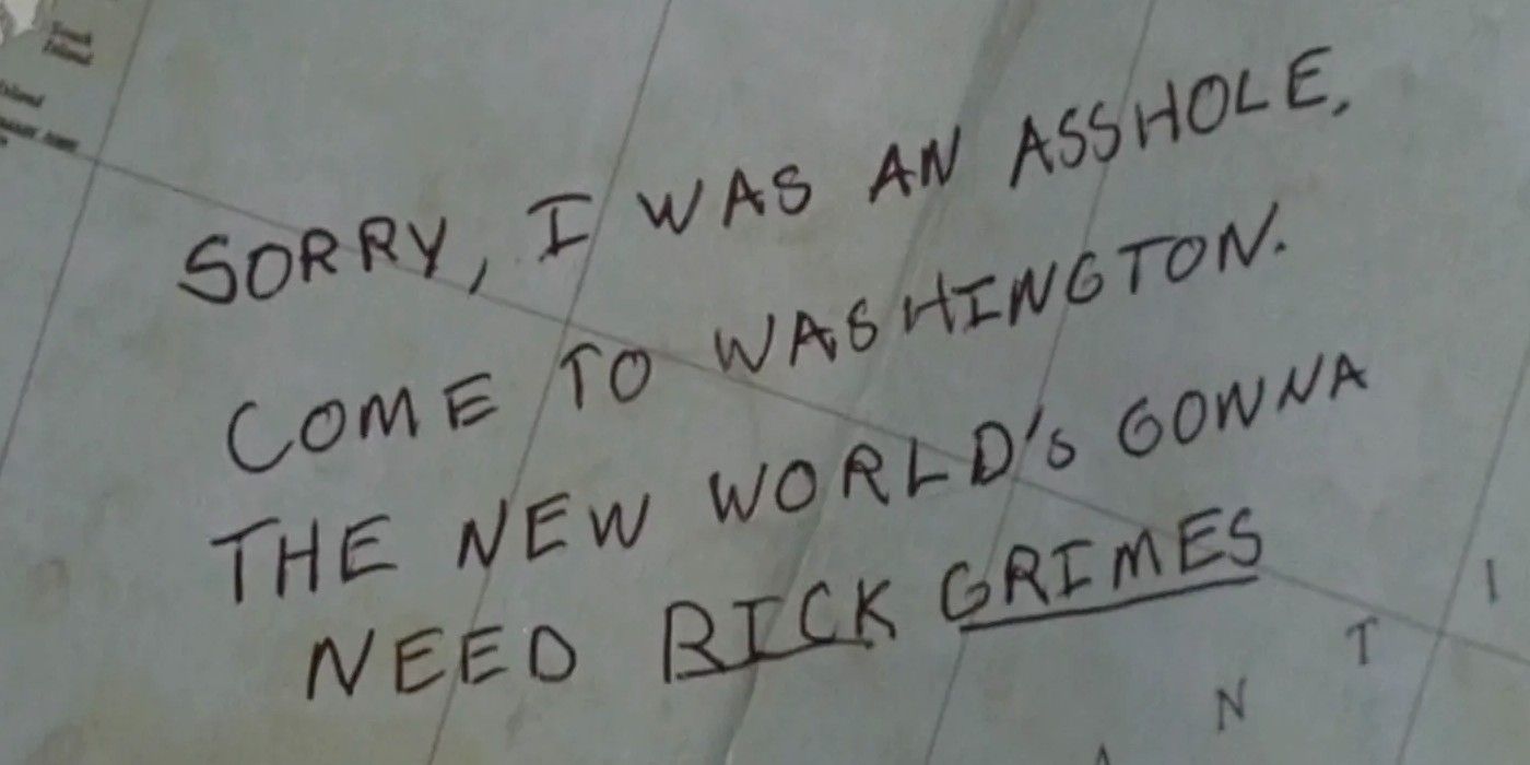 New World Gonna Need Rick Grimes message in The Walking Dead
