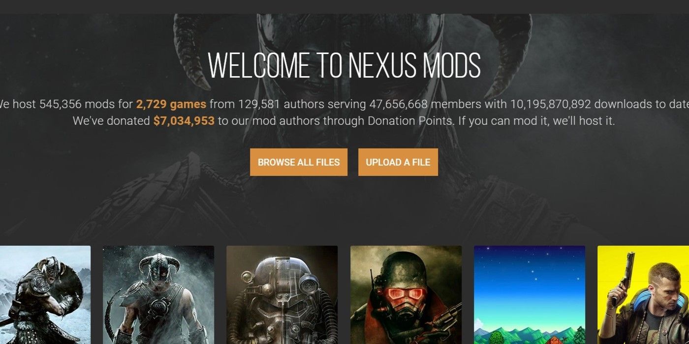 nexus-mods-website
