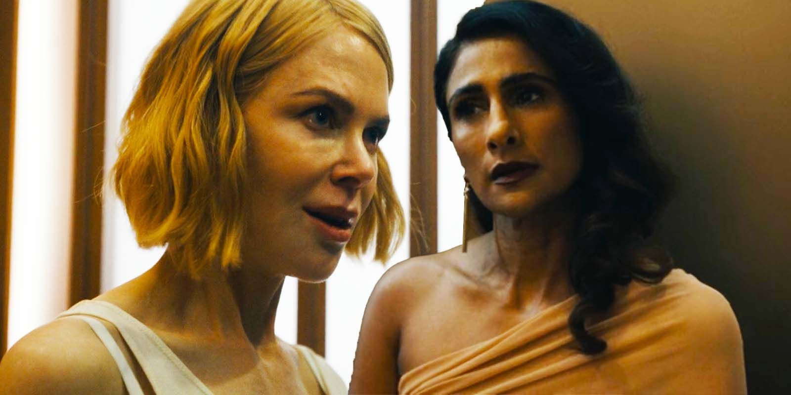 Nicole Kidman as Margaret and Sarayu Blue as Hilary Starr in Expats episode 3