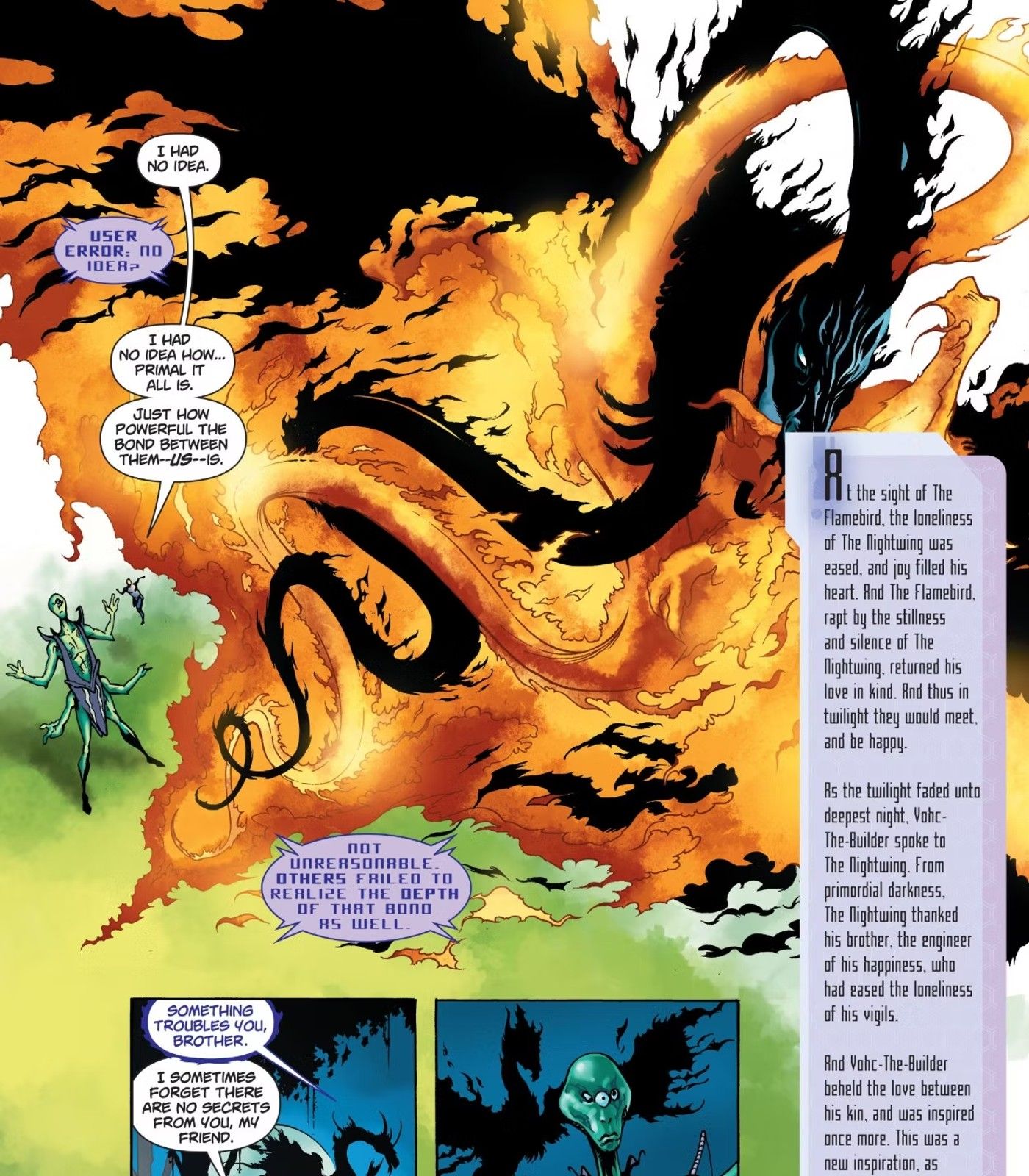 nightwing flamebird gods of krypton vertical