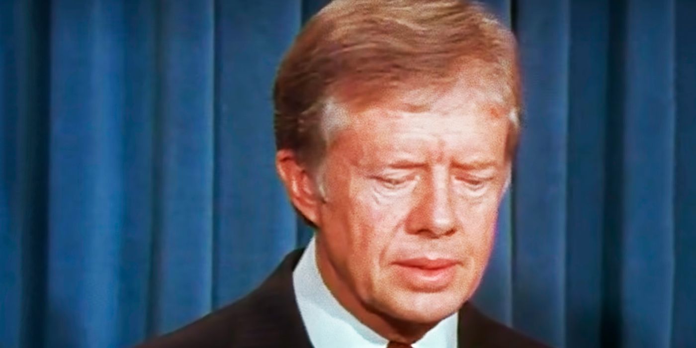 Old Footage of Jimmy Carter US President from American Conspiracy The Octopus Murders Episode 2