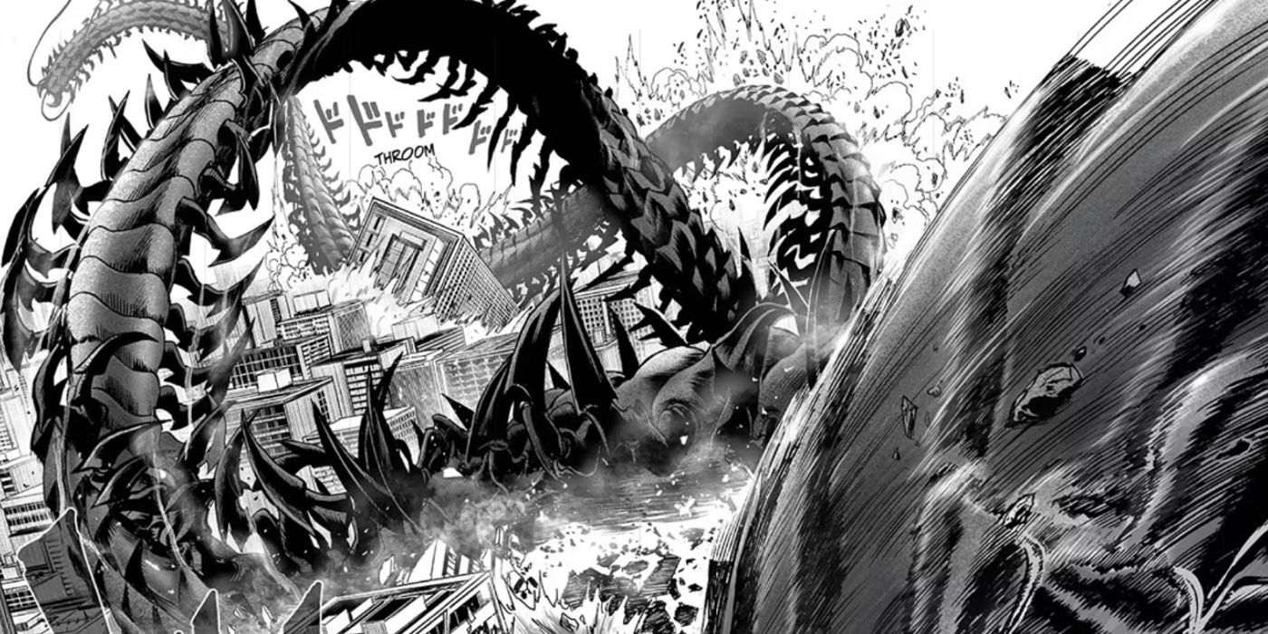 One-Punch Man's Monstrous Centichoro Destroying a City