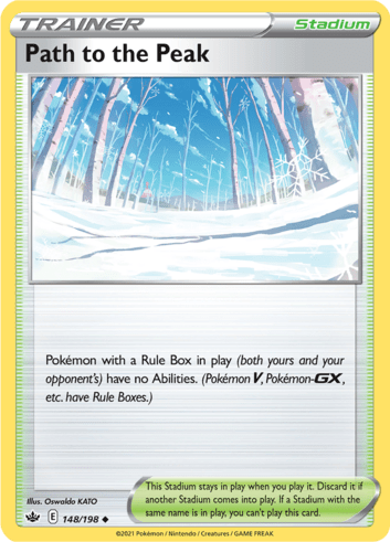 A Path to the Peak card from Pokemon TCG.