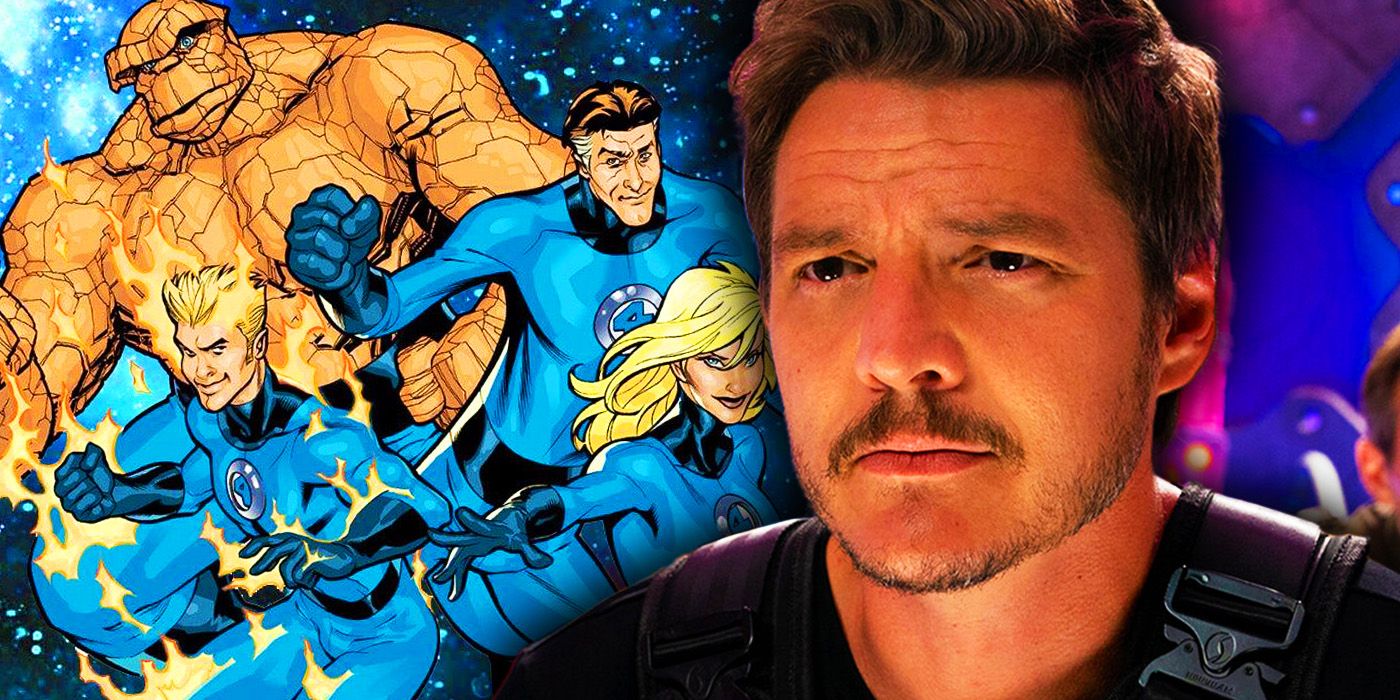 Pedro Pascal in We Can Be Heroes and the Fantastic Four team in Marvel Comics