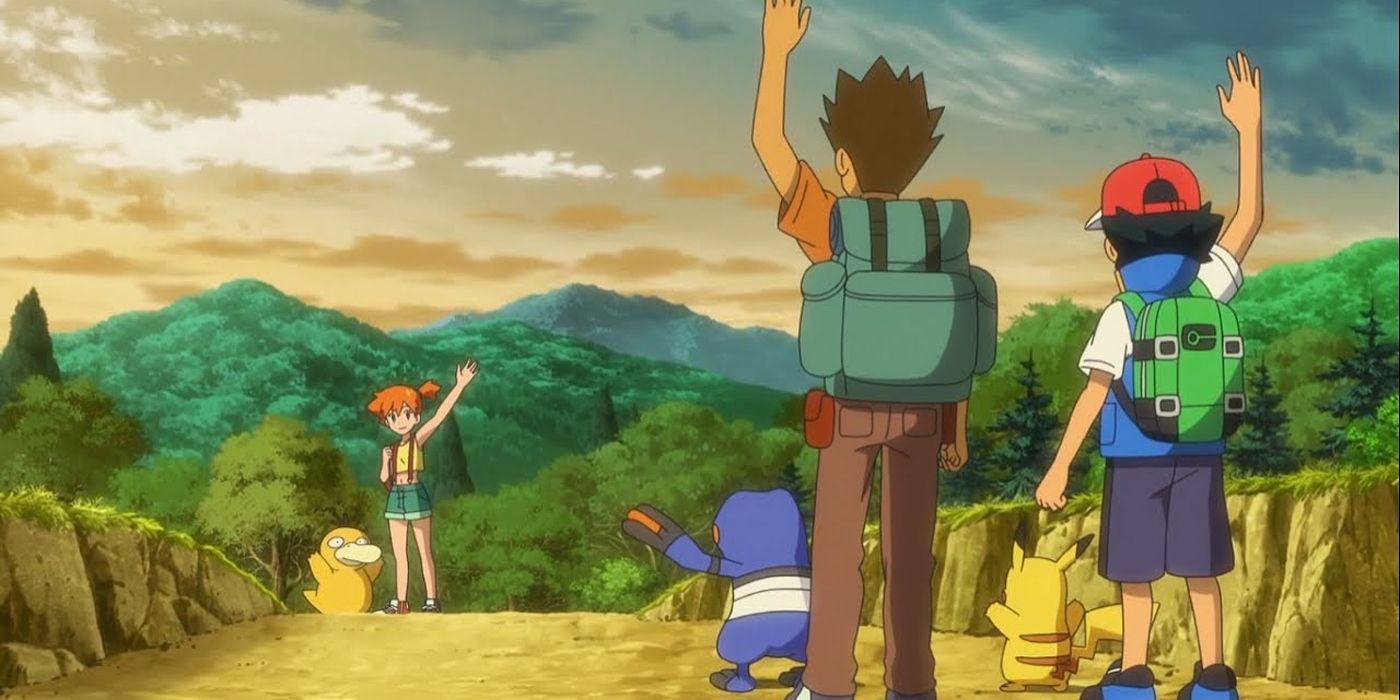 Pokemon: Ash and Misty's final goodbye.