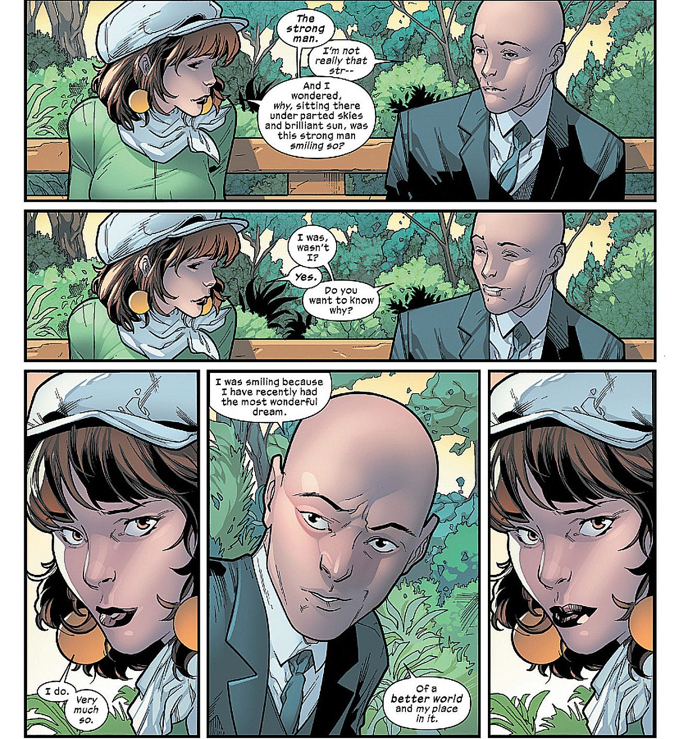 Powers of X #2, Moira tells Xavier: “it isn’t a dream if its real”