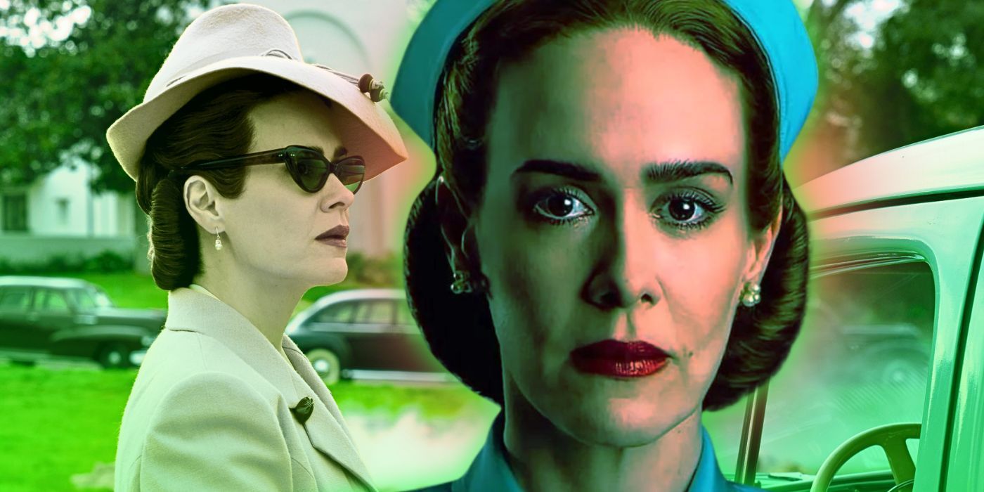 Sarah Paulson as Mildred Ratched in a custom image for Ratched.