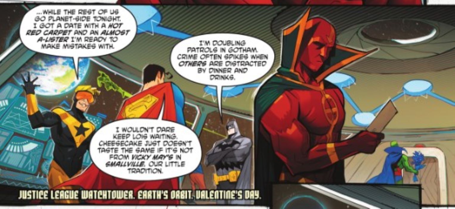 Red tornado Valentine's Special featuring Booster Gold