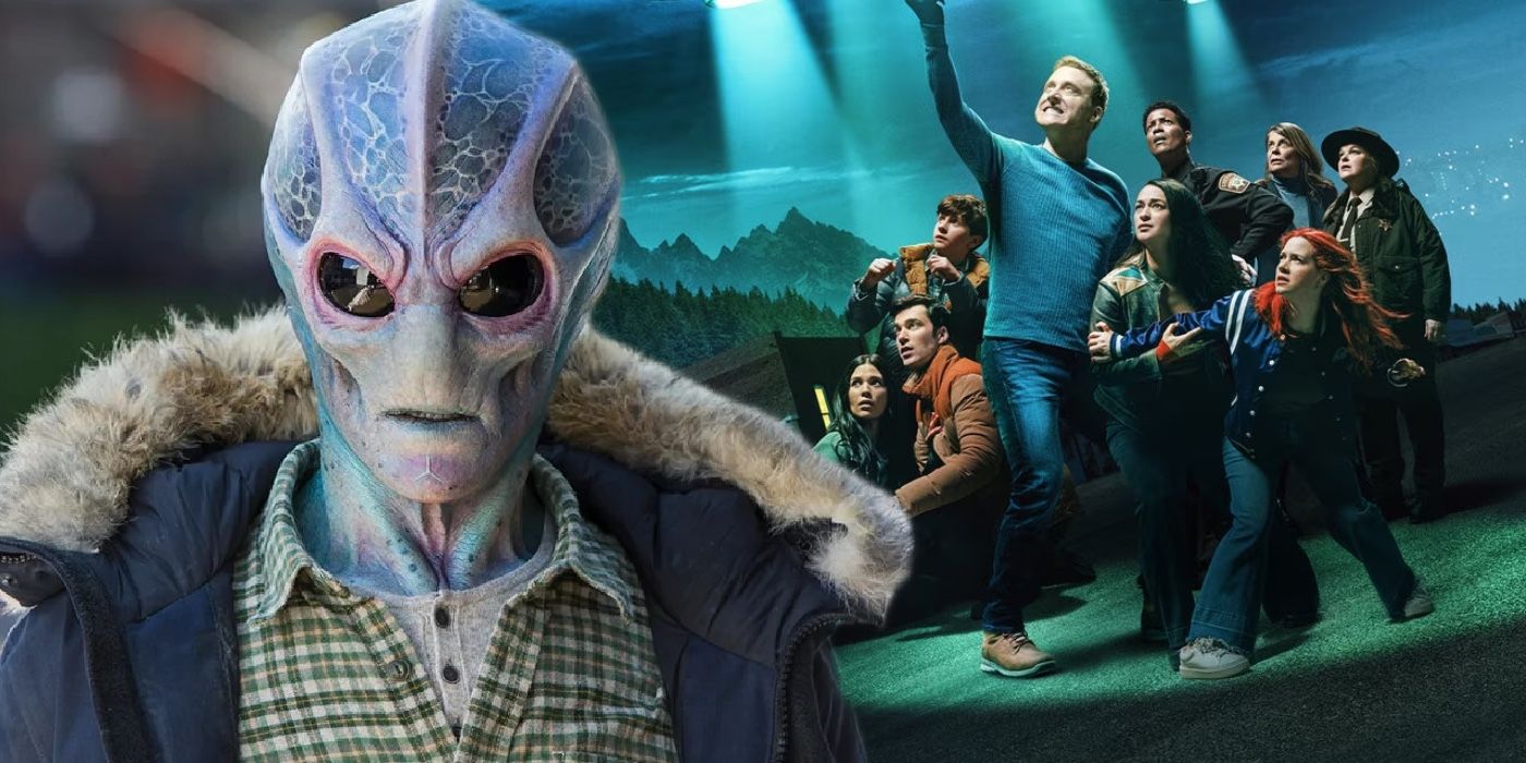A composite image of the cast of Resident Alien