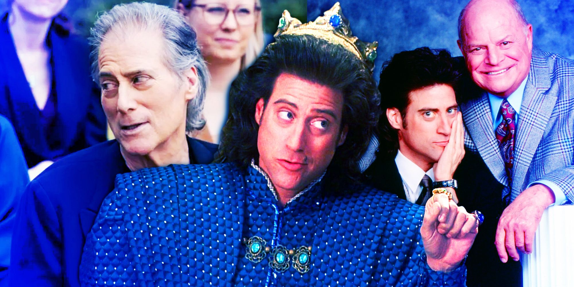 Richard Lewis in  Curb Your Enthusiasm, Robin Hood- Men In Tights, and Daddy Dearest