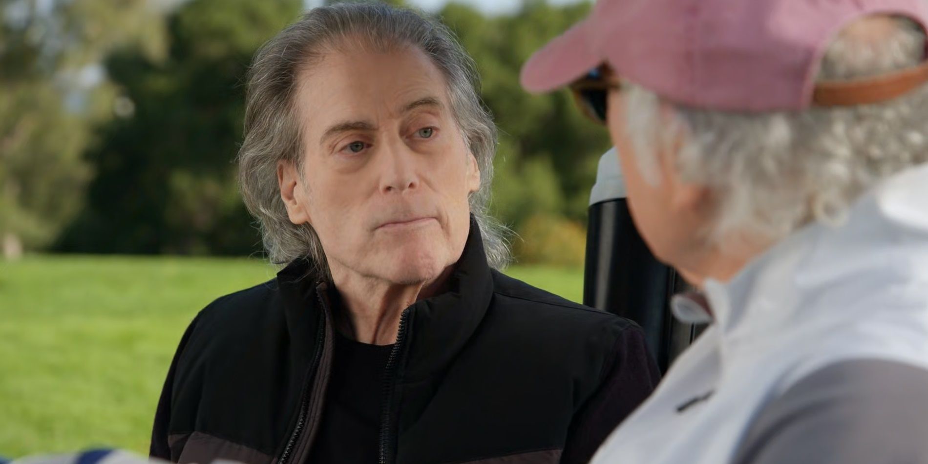 Richard Lewis looking at Larry in Curb Your Enthusiasm