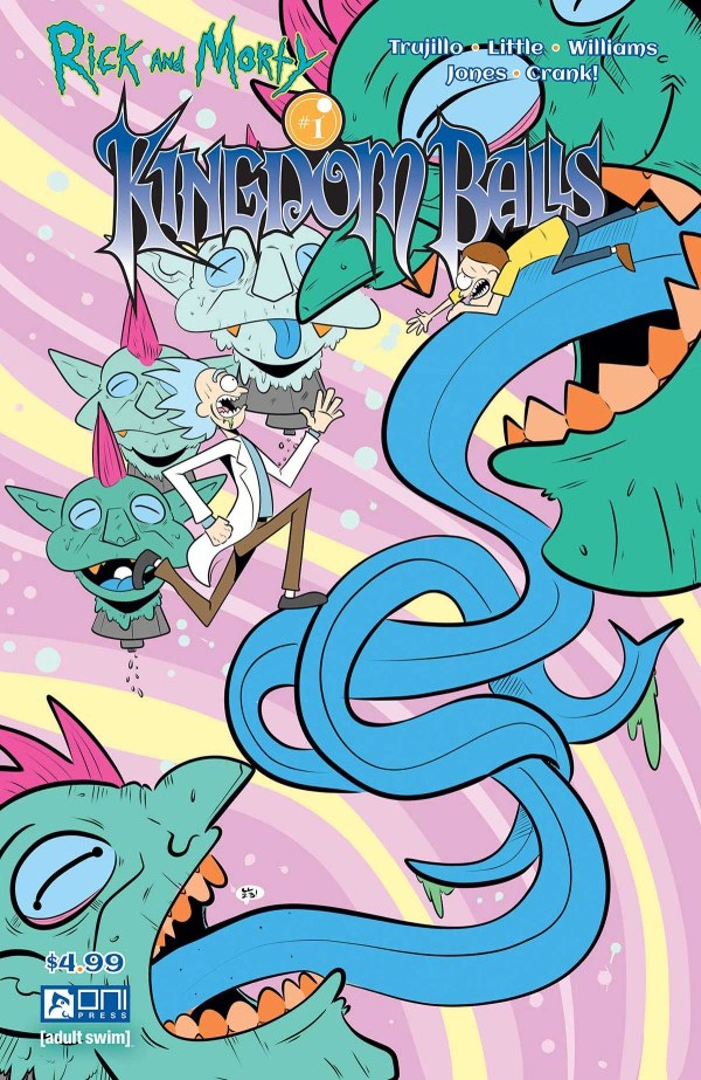 Capa variante de Rick e Morty Kingdom Balls