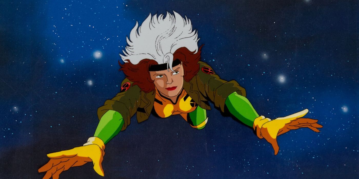 Rogue floating in space in X-Men The Animated Series