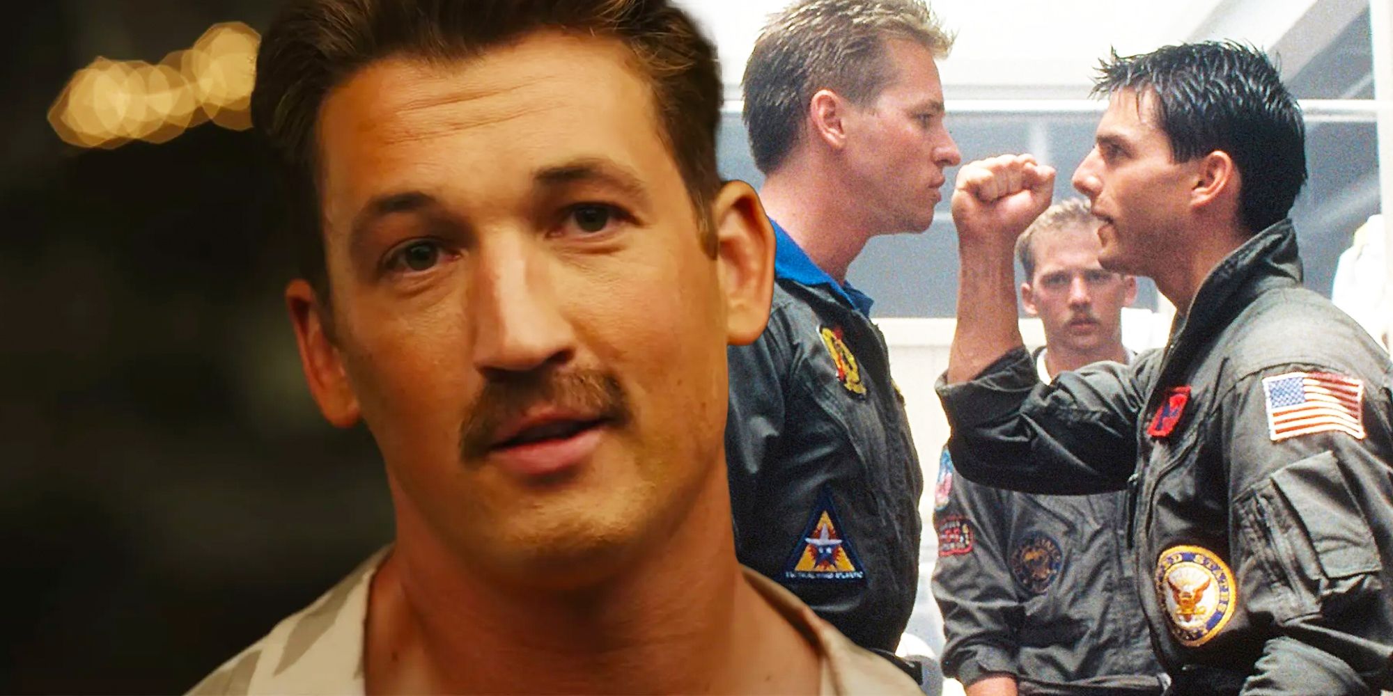 Rooster, Maverick and Iceman in Top Gun