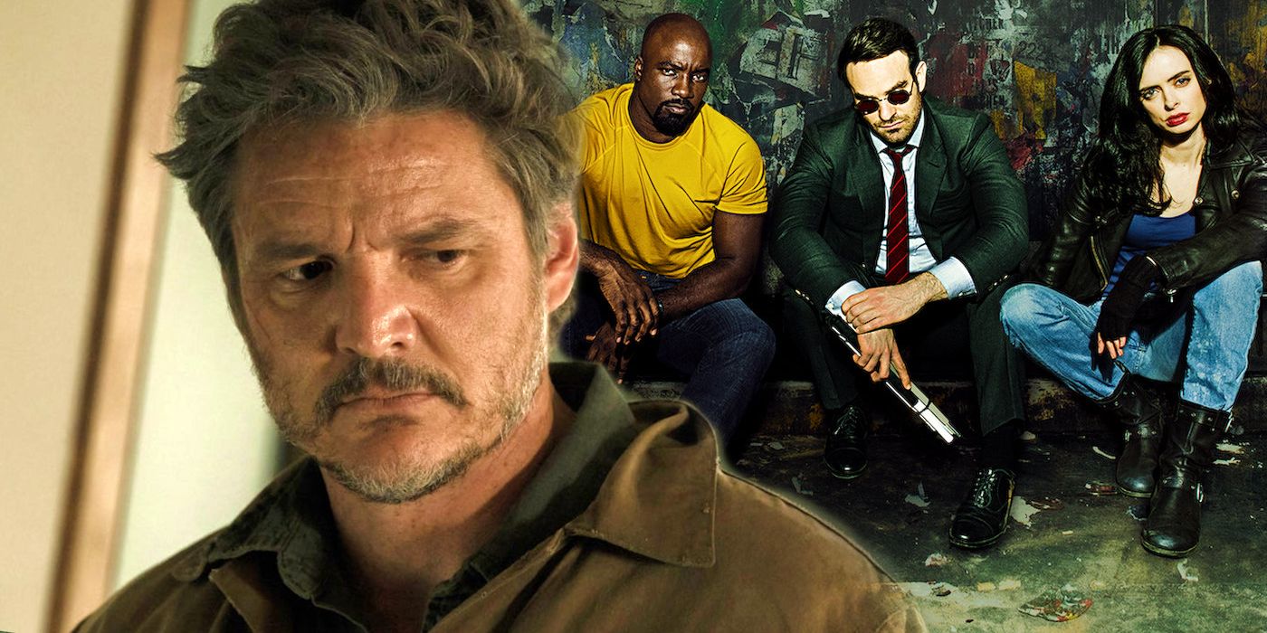 Pedro Pascal on The Last of Us with MCU cast members from the Marvel-Netflix show