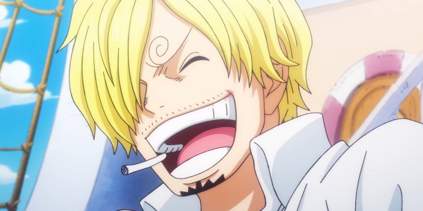 Sanji's reaction to hearing Luffy's dream in One Piece