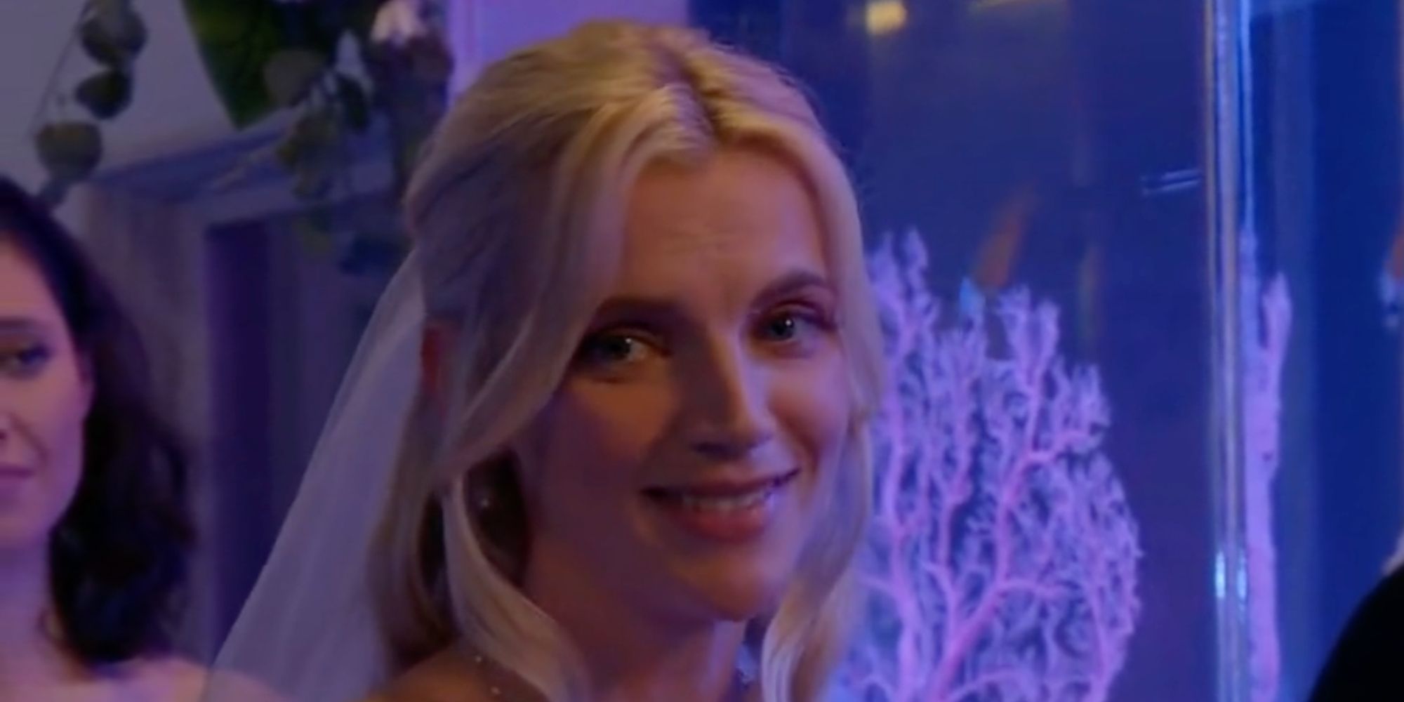 Kara Killmer as Sylvie Brett smiling at her wedding in Chicago Fire season 12 episode 6