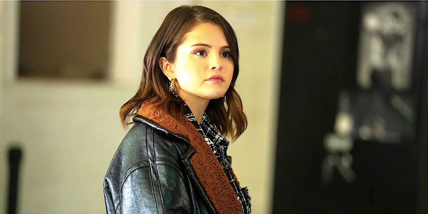 Selena Gomez's Mabel looking concerned in Only Murders In The Building