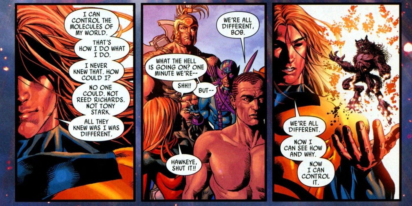 sentinel explains his powers in Dark Avengers