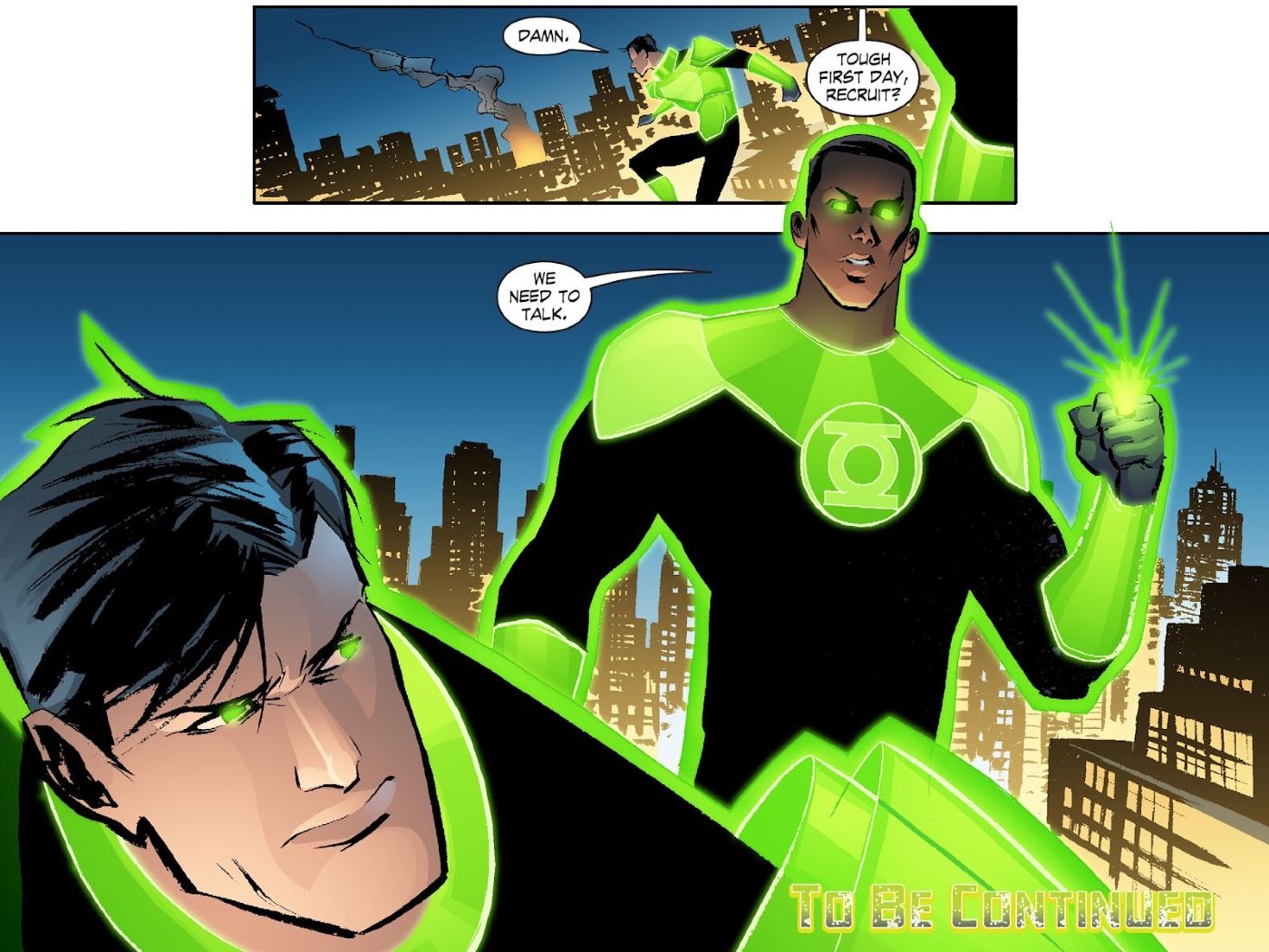Smallville: Lantern Smallville's, Superman's first meeting with fellow Green Lantern John Stewart