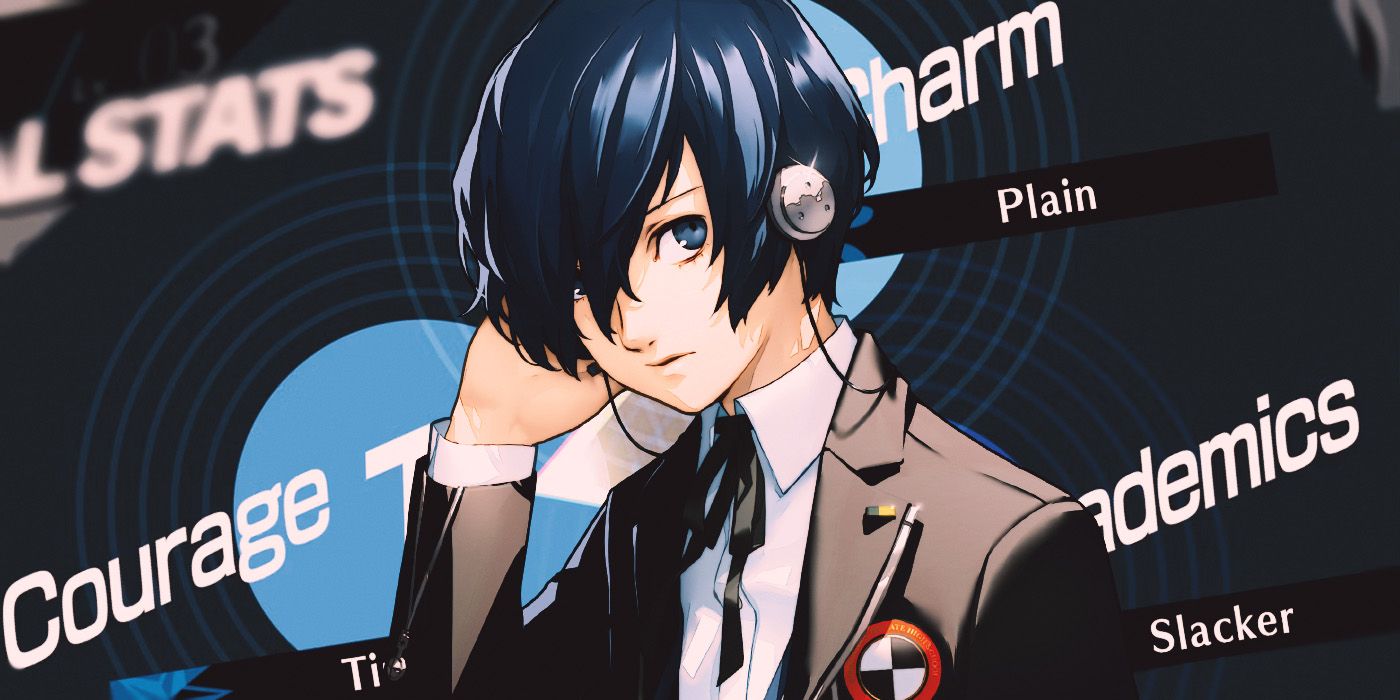 Social stats around the character from Persona 3 Reload