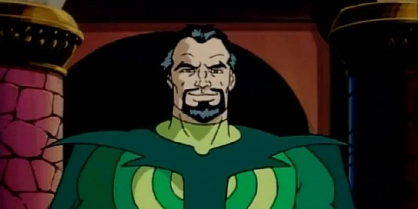 Spider-man the animated series, baron mordo smiling menacingly