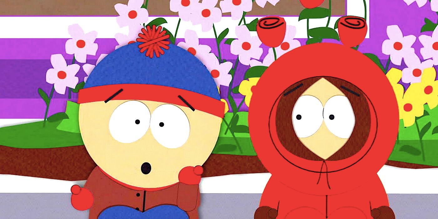 Stan and Kenny sit and talk in South Park season 4