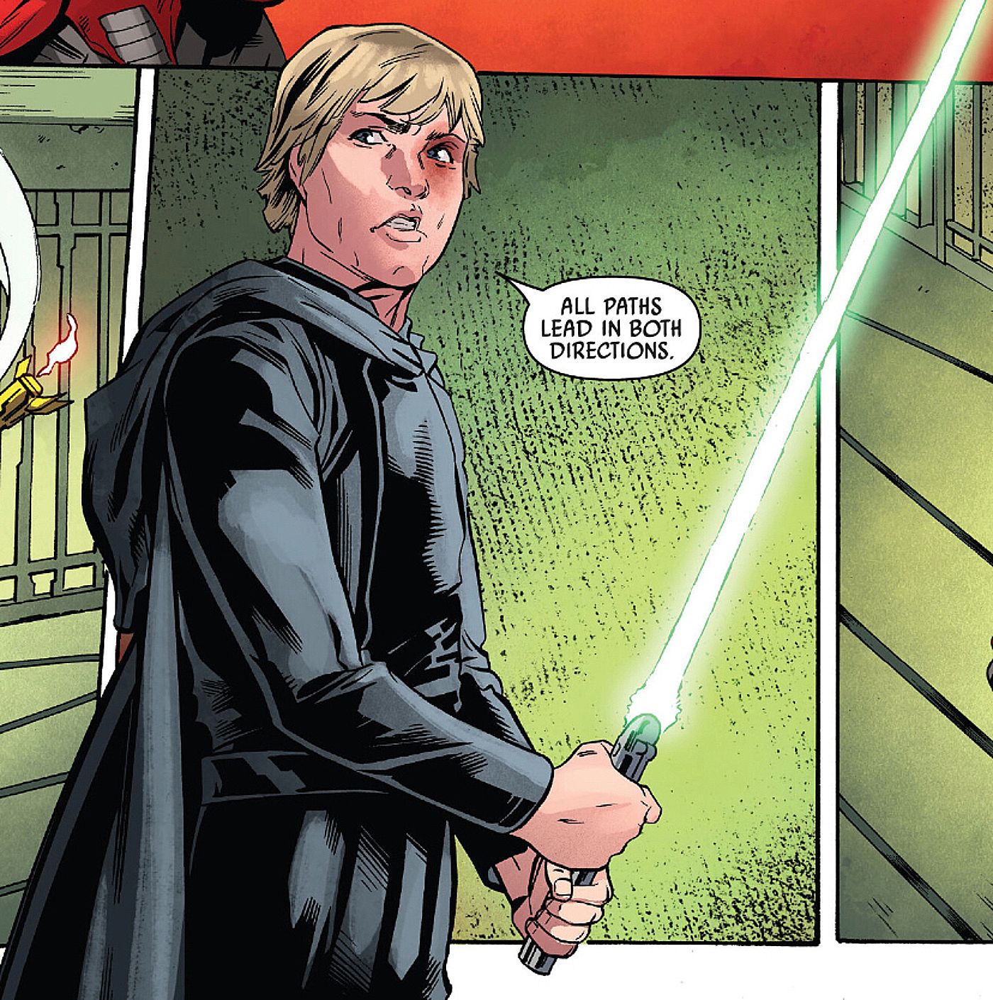 Star Wars #43, Luke Skywalker diz: Todos os caminhos levam em ambas as direções"