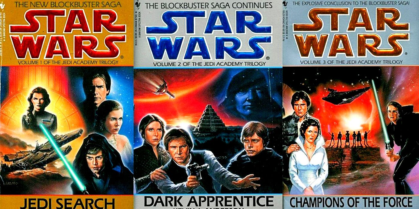 Star Wars Jedi Academy book trilogy covers